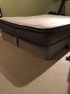 Double Size Mattress, Boxspring and frame