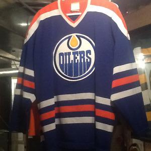 Edmonton Oilers Jersey Blue Medium