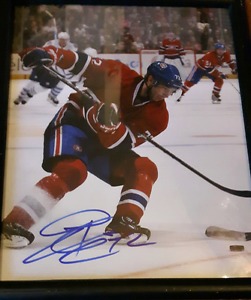 Erik Cole Montreal Canadiens autographed NHL Hockey picture