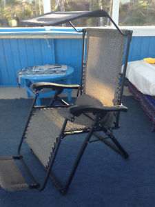 FOUR PATIO OR DECK CHAIRS