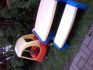 FREE Picnic table and Ride Car