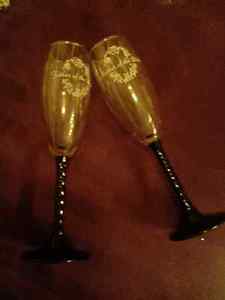 Father of Bride/Mother of Bride champagne flutes-price