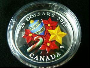  Fine 1oz % pure Silver Coin - Holiday Candy