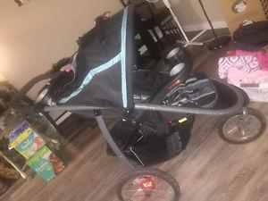 GRACO- BabyBLUE"JOGGING Stroller (300$)