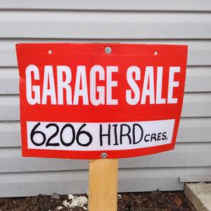 Garage Sale  HIRD CRESCENT 11 am - 5 pm Sat April 29
