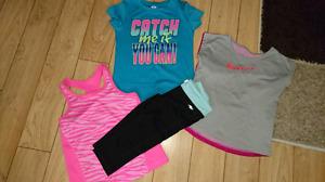 Girl's athletic wear size 6 to 6x