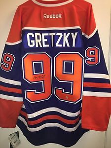Gretzky signed Oilers jersey