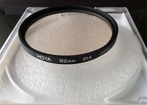 HOYA 81A / TIFFEN HAZE-1 UV 62mm Filters