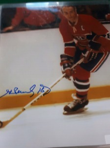 Henri Richard autographed NHL Hockey picture