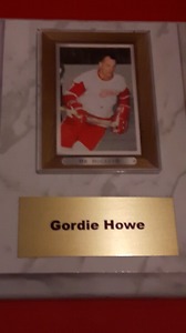 Hockey card Plaques