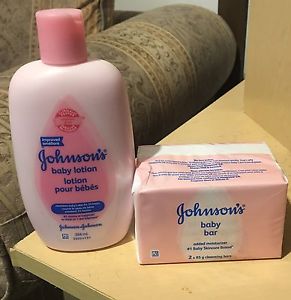 Johnson's Baby Lotion and Baby Bar- Never Opened!