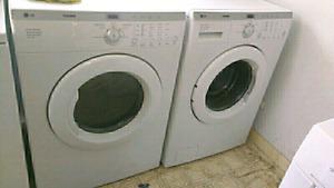 LG Tromm front load washer dryer set 1st $oz