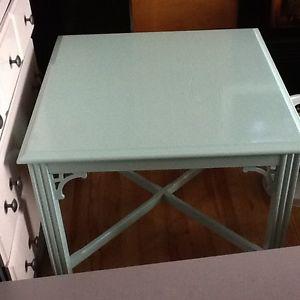 Light blue coffee table