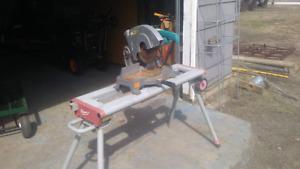 Mitre saw with stand