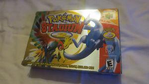 N64 Nintendo Pokemon Stadium 2 Game Complete Box Papers etc