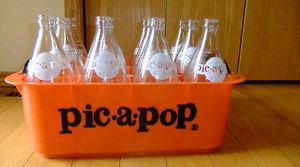 PIC-A-POP Orange Cases of Large Bottles 755ml & PaP Bottle