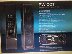PW100T Personal All -In -One PA System