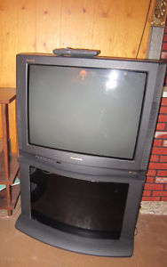 Panasonic TV with stand/console