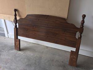 Queen bed headboard - solid wood