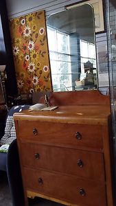 Quite vintage dresser with mirror