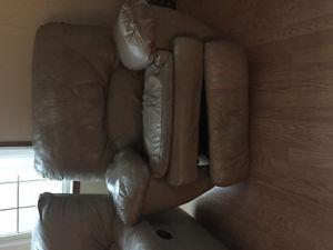 Reclining couch + chair need gone before Monday!