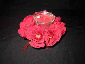 Rose candle holder