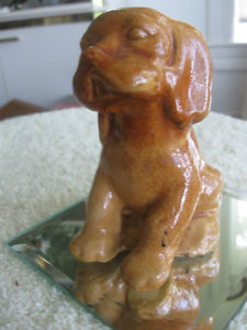 SAD LITTLE PUPPY FIGURINE FROM the LATE '40'S