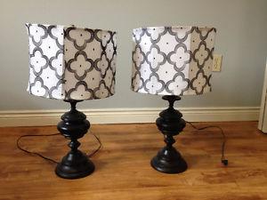 Set of table lamps for sale