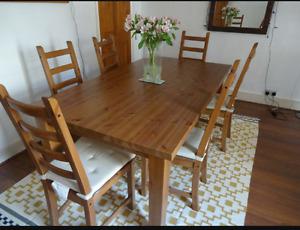 Solid Pine Dining Set