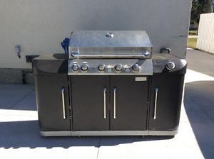 Stainless Steel Propane Gas Grilling Station  BTU