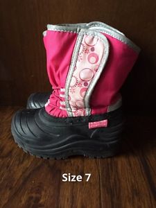 Toddler Size 7 Winter Boot