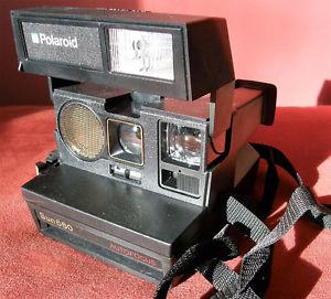 Vintage Polaroid SUN660 Autofocus 600 Film Camera VGC