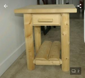 Wanted: Looking for log night stands