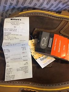Work boots size 10 with receipt to claim