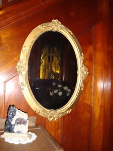 framed hanging mirror