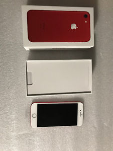 iPhone 7, RED, 256gb, BRAND NEW IN BOX, UNLOCKED