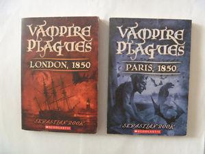 pair of VAMPIRE PLAGUES books by Sebastian Rook