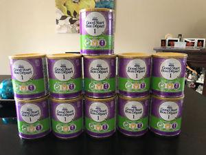 11 Sealed cans of goodstart. my to trade for simiac cheques