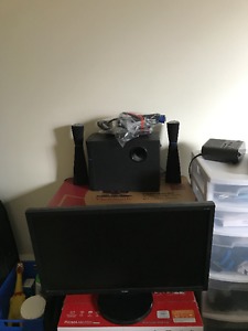 $80 Selling 24" Acer Monitor and Edifier Speaker