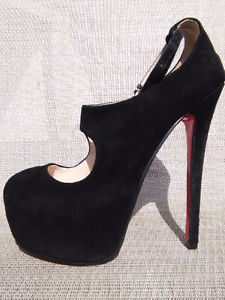 90% OFF! Christian Louboutin Maillot 160mm black suede