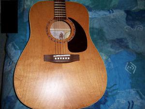 A&L Art & Lutherie Brown "Wild Cherry" 6-String Dreadnought