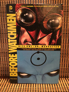 Before Watchmen-Nite Owl/Dr. Manhattan Graphic Novel Comic