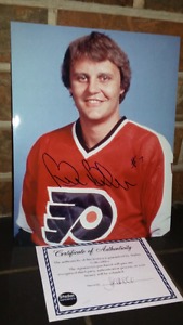 Bill Barber Philadelphia Flyers autographed hockey photo