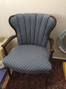 Blue Parlour Chair