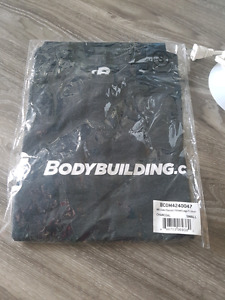 Bodybuilding Workout Shirt. Brand new, never opened! Size