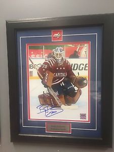 Braden Holtby Autographed Framed Picture with COA