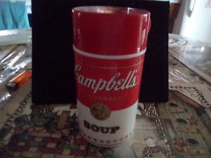 CAMPBELL SOUP THERMOS-11.5 OZ.GOOD CONDITION  FIRM
