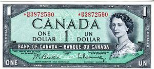  Canadian $1 Replacement Bill