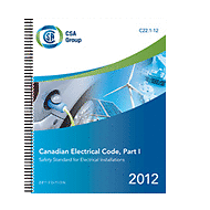  Canadian Electrical Code CEC Book