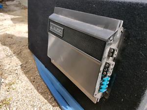 Car sub amp and speakers